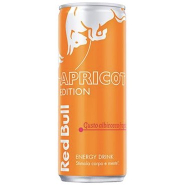 Red Bull Energy Drink Apricot Edition Gusto Albicocca Fragola 24 Lattine da 250ml