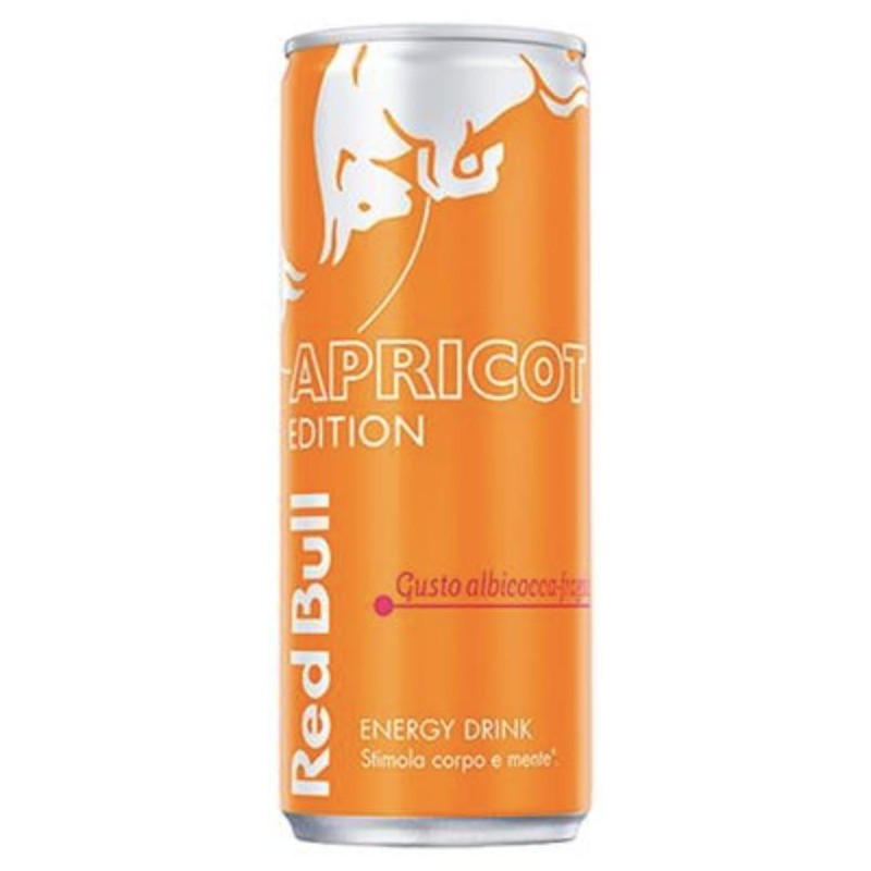 Red Bull Apricot Albicocca & Fragola Energy Drink ml.250 da 24 lattine