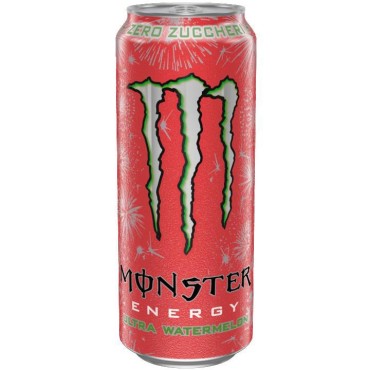Monster Energy Ultra Watermelon Zero Zuccheri Confezione da 24 Lattine da 500 ml