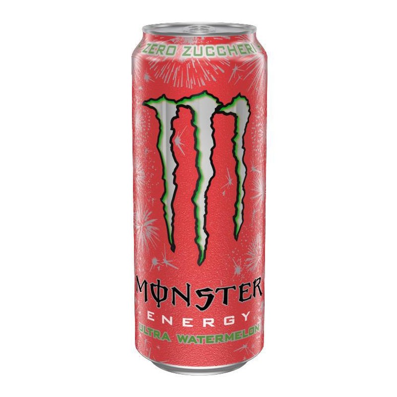 Monster Energy Drink Ultra Watermelon Zero Zuccheri da ml.500 in 24 lattine