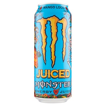 Monster Energy Drink Juiced Mango Loco da ml.500 in 24 lattine