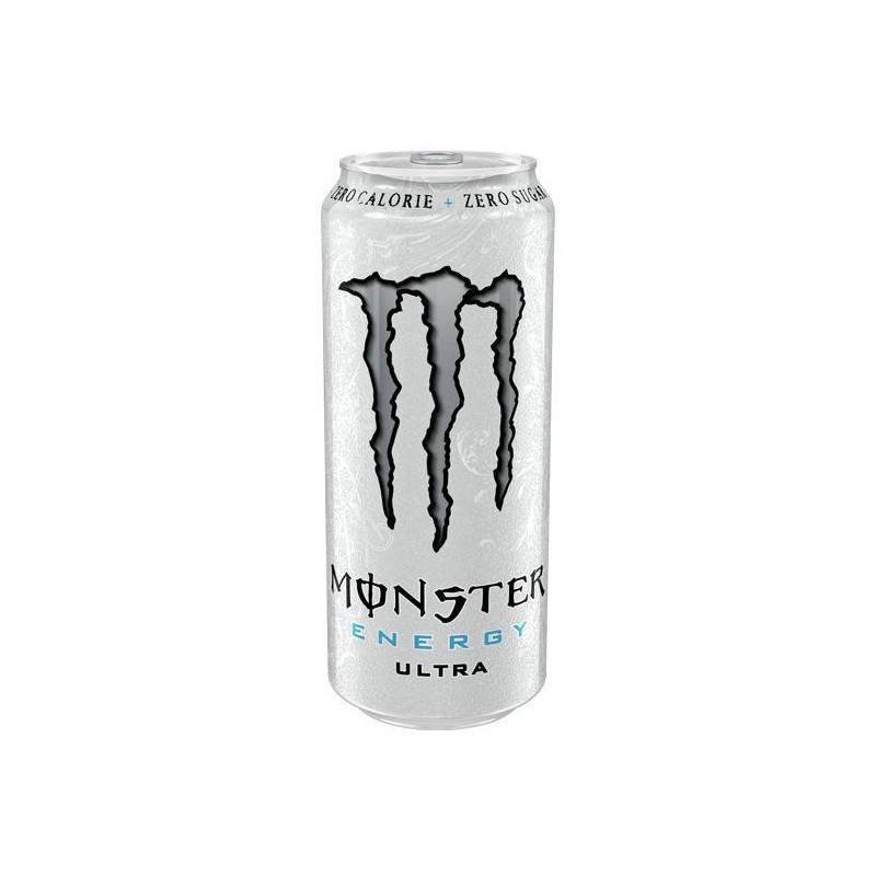 Monster Energy Drink Ultra White Zero Zuccheri da ml.500 in 24 lattine Monster Energy Drink Ultra White Zero Zuccheri da ml.500 in 24 lattine