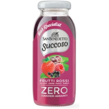 Succoso Zero Frutti Rossi Vetro 0,2Lx12 San Benedetto