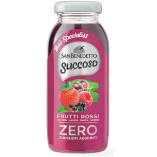 Succoso Zero Frutti Rossi Vetro 0,2Lx12 San Benedetto
