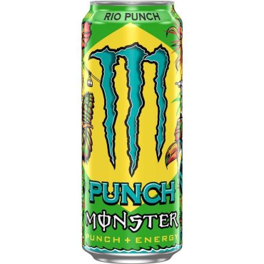 Monster Energy Drink Juiced Rio Punch da ml.500 in 24 lattine
