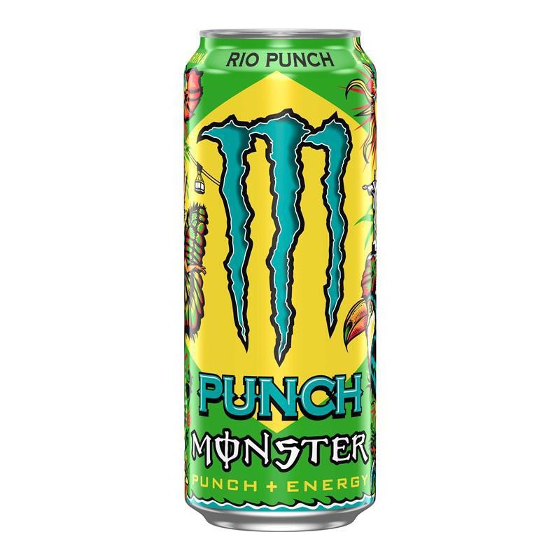 Monster Energy Drink Juiced Rio Punch da ml.500 in 24 lattine