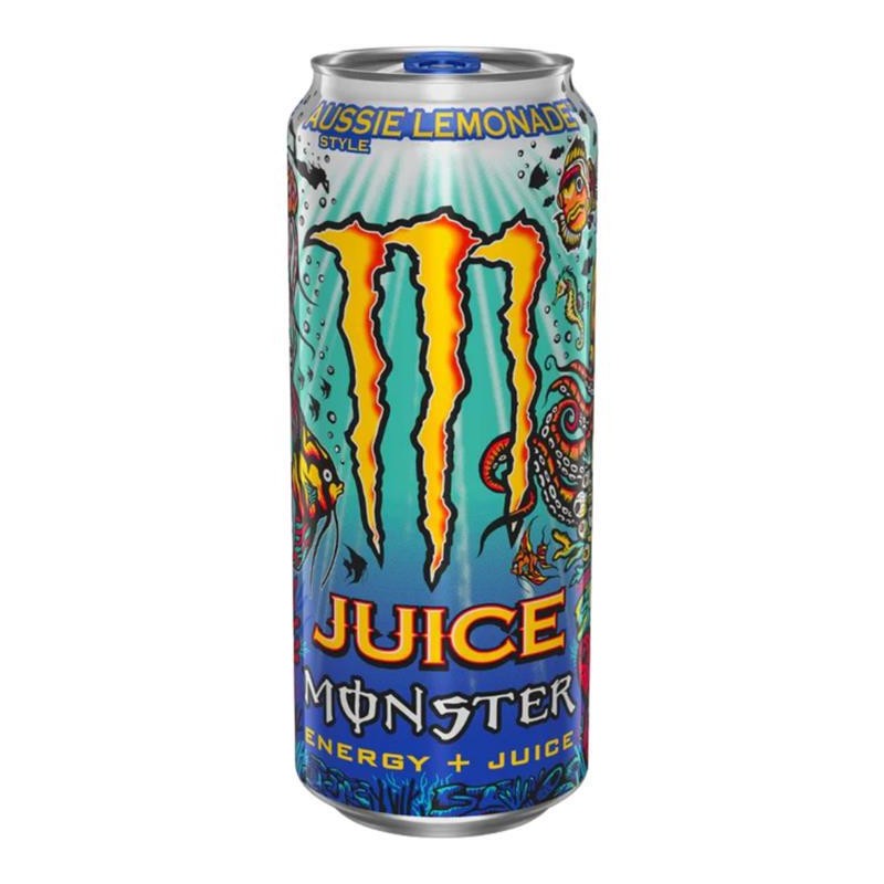Monster Energy Drink Juiced Aussie Lemonade da ml.500 in 24 lattine Monster Energy Drink Juiced Aussie Lemonade da ml.500 in 24 lattine