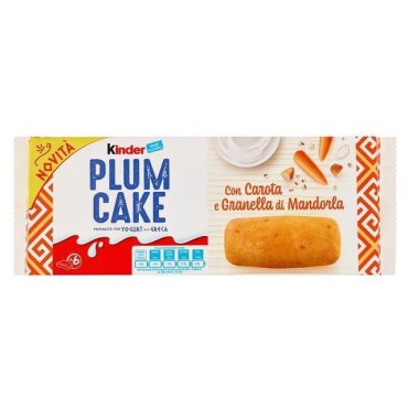 Kinder Plumcake con Carota e Granella di Mandorla T6