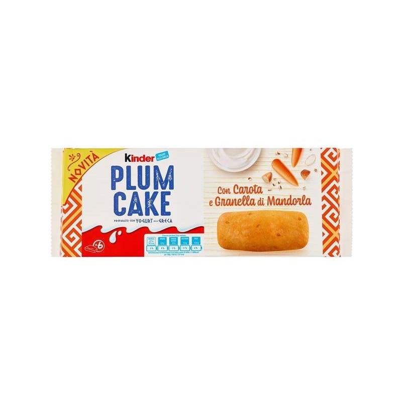 Kinder Plumcake con Carota e Granella di Mandorla T6