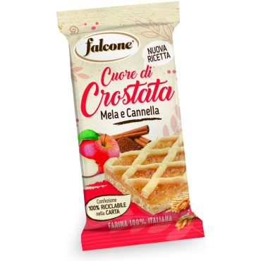 Cuor di Crostata Mela e Cannella gr.60x13 Falcone