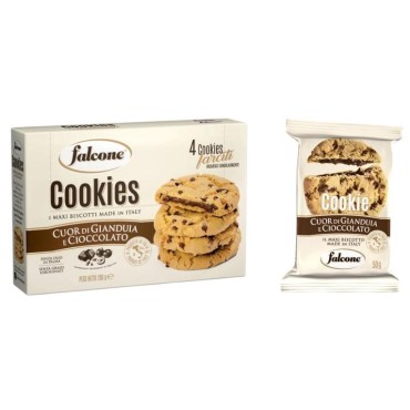 MPK Cookies Cuor di Gianduia e Cioccolato gr.200 Falcone