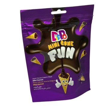 Mini Coni Ricoperti al Cioccolato Fondente gr.70