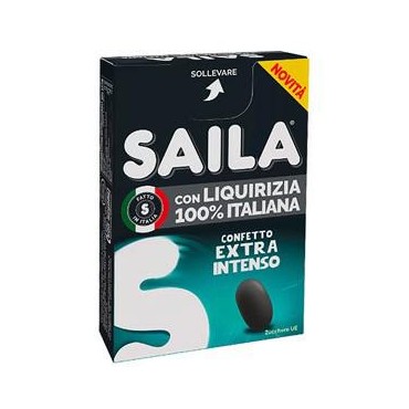 Saila Liquirizia Confetto Extra Intenso Confezione da 16 Astucci da 40 grammi
