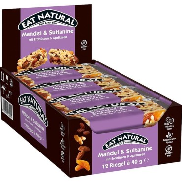 Eat Natural Mandorle e Uva Sultanina gr.40x12