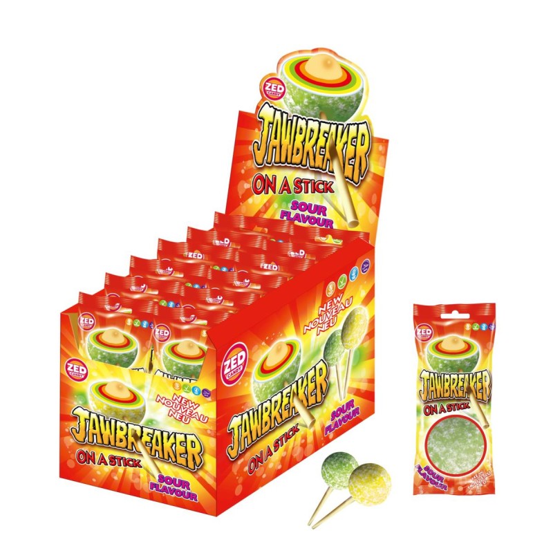 Jawbreaker On A Stick Sour Flavour gr.50x15