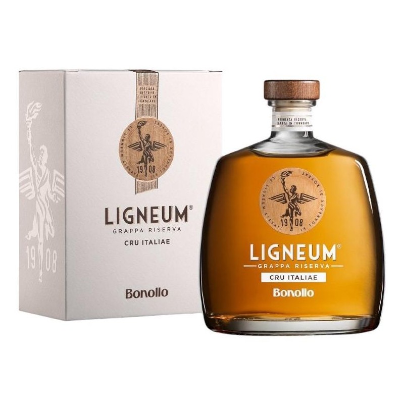 Grappa Of Ligneum Cru Italiae Riserva Tonneaux Bonollo 42% cl.70