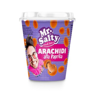 Arachidi alla Paprika Bicchiere gr.125 Mr Salty
