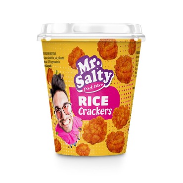 Rice Crackers Bicchiere gr.60 Mr Salty