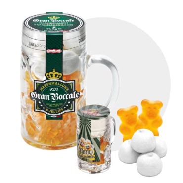 Gran Boccale Marshmallow & Caramelle Gommose da gr.320 Casa del Dolce