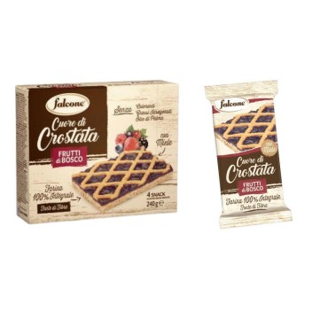 Falcone Cuore di Crostata Integrale ai Frutti di Bosco 240 gr