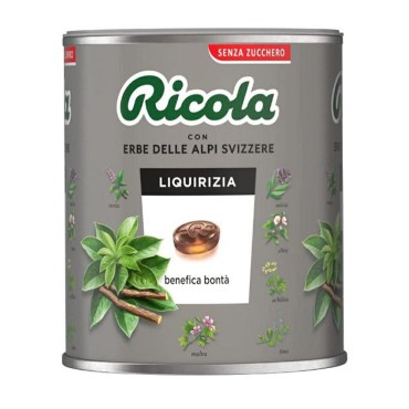 Ricola Caramelle Balsamiche alle Erbe Senza Zucchero GUSTO LIQUIRIZIA 1 Kg