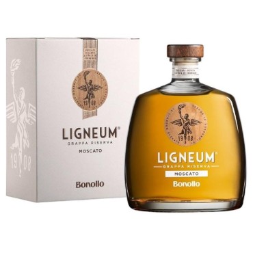 Grappa Of Ligneum Moscato Invecchiata Bonollo 42% cl.70