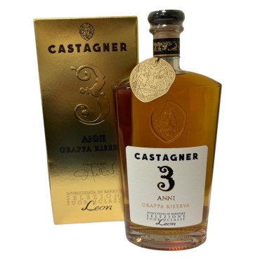 Grappa Riserva 3 Anni Astucciata cl 70 Vol 38% Castagner