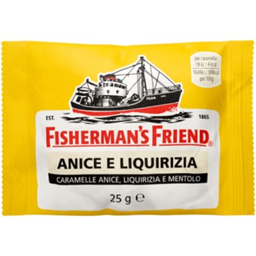 Caramelle FISHERMAN'S Anice Liquirizia e Mentolo pz 24 x 25 grammi
