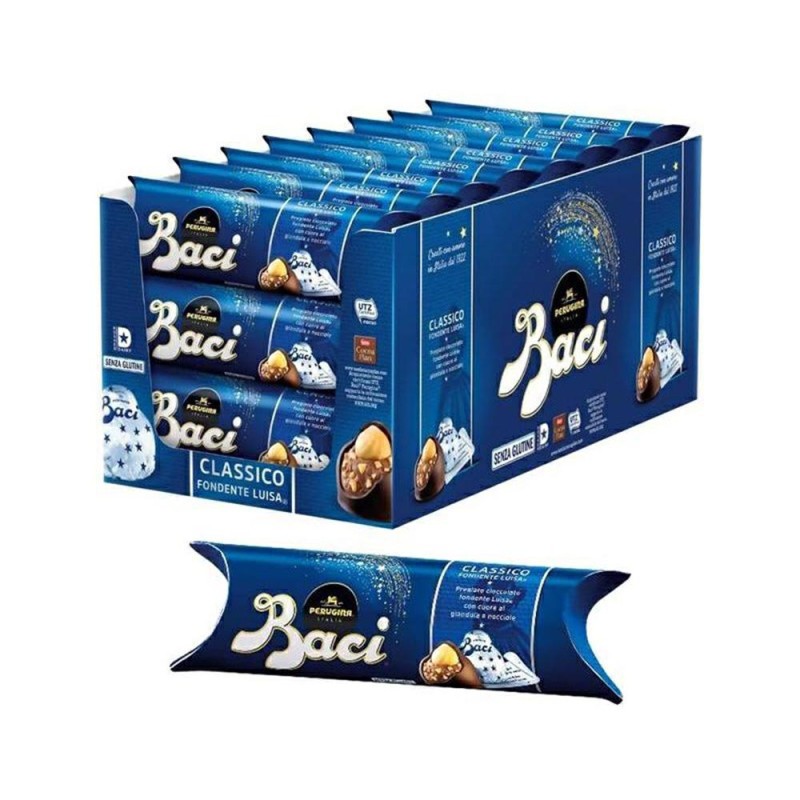 Baci Perugina Tubo Classico Nestle' 3 baci da 21 tubi da gr.37,5 