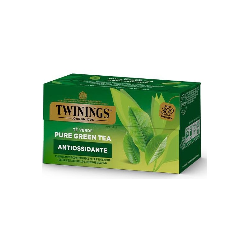 Twinings Tea Verde Pure Green Te da 25 filtri