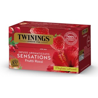 Twinings Infuso Aromatizzato Sensation Frutti Rossi Confezione da 20 Filtri