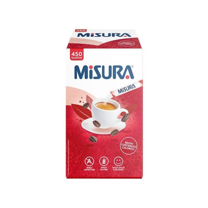 Misura Dolcificante con Basso Contenuto Calorico Box da 450 Bustine Misura Dolcificante con Basso Contenuto Calorico Box da 450 Bustine