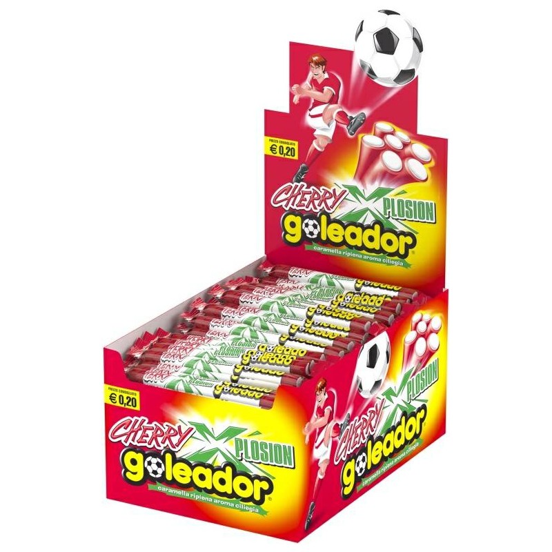 Goleador Explosion Ciliegia Caramelle alla Ciliegia 150 pezzi 