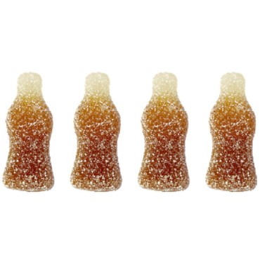 Haribo Bottiglie Cola Medie Effervescenti Caramelle Gommose Gusto Cola  Busta da 2 Kg