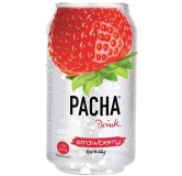 Pacha Drink Strawberry Bevanda Analcolica Gusto Fragola Confezione da 24 Lattine da 330 ml 