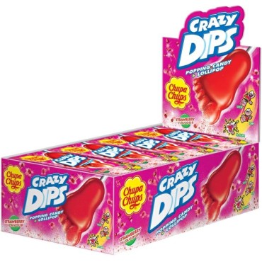 Chupa Chups Crazy Dips x 24