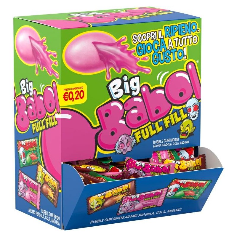 Big Babol Full Fill Mono 200 pezzi Big Babol Full Fill Mono 200 pezzi