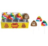 Rossini's Lecca Lecca Lolli Poop Scherzosi Lecca Lecca Gusto Frutta 24pz x 35g