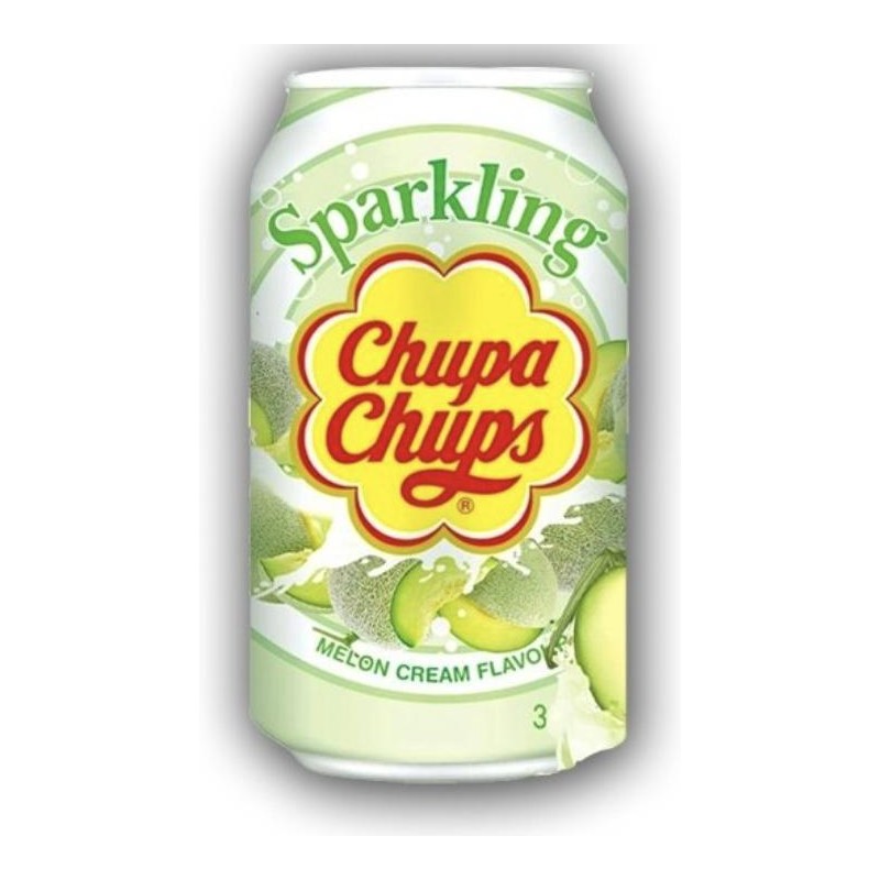 Chupa Chups Melon Cream Flavour Bibita al Gusto Melone da 345 ml Chupa Chups Melon Cream Flavour Bibita al Gusto Melone da 345 ml