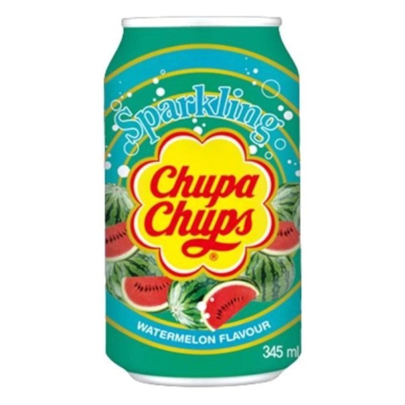 Chupa Chups Watermelon Flavour Bibita al Gusto Anguria da 345 ml Chupa Chups Watermelon Flavour Bibita al Gusto Anguria da 345 ml
