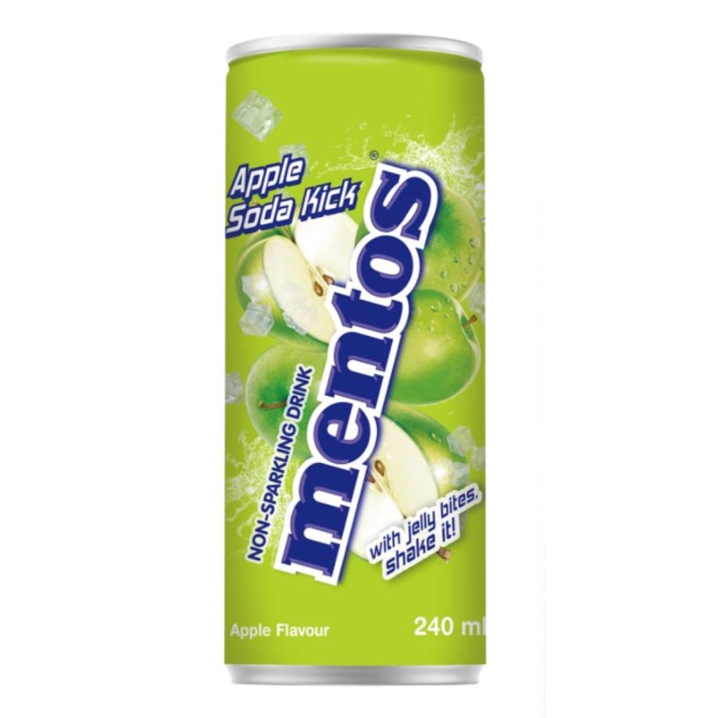 Mentos Soda Drink Mela Verde da ml.240 Mentos Soda Drink Mela Verde da ml.240