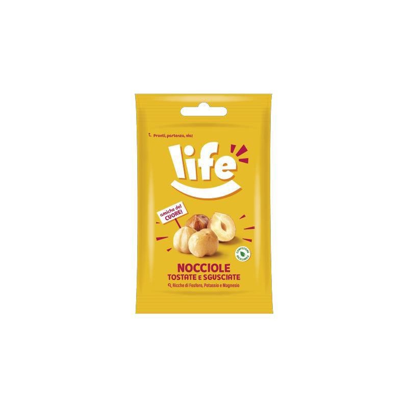 Nocciole Sgusciate e Tostate Life da 30gr Nocciole Sgusciate e Tostate Life da 30gr