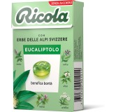 Ricola Eucaliptolo 1 Astuccio da 50 grammi Caramelle Balsamiche Senza Zucchero