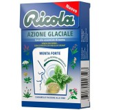 Ricola Azione Glaciale 1 Astuccio da 50 grammi Caramelle Balsamiche Senza Zucchero