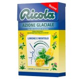 Ricola Azione Glaciale Limone e Mentolo 1 Astuccio da 50 grammi Caramelle Balsamiche Senza Zucchero