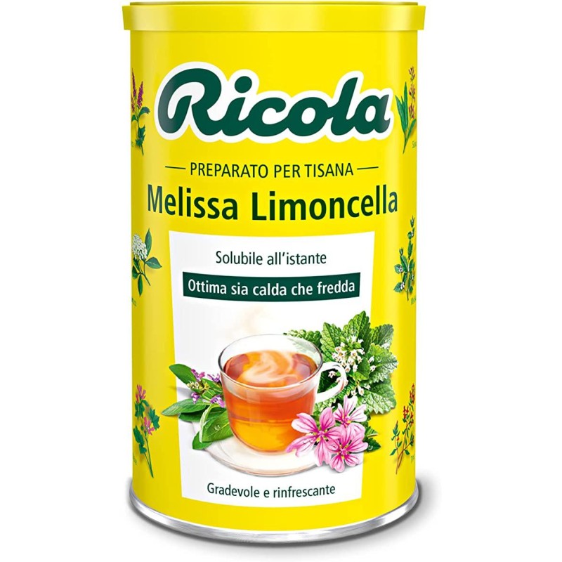 Ricola Melissa Limoncella Preparato per Tisana Barattolo da 200 grammi Ricola Melissa Limoncella Preparato per Tisana Barattolo da 200 grammi