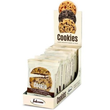 Falcone Cookies Cuor di Gianduia e Cioccolato Espositore da 13 pezzi da 50 gr