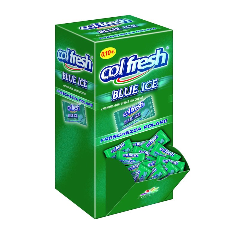 Colfresh Duetto Blue Ice Gomme da masticare alla Menta Senza Zucchero Box da 200 pezzi Colfresh Duetto Blue Ice Gomme da masticare alla Menta Senza Zucchero Box da 200 pezzi