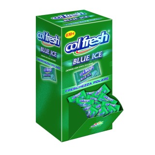 Colfresh Duetto Blue Ice Gomme da masticare alla Menta Senza Zucchero Box da 200 pezzi