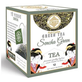 Mlesna Te Verde Pure Sencha 12 Filtri Piramidali Salvaroma